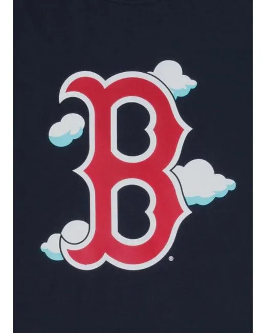 [13090929] Boston Red Sox Cloud Navy Men's T-shirts