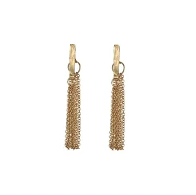 14K Gold Soraya Bar Chain Earrings