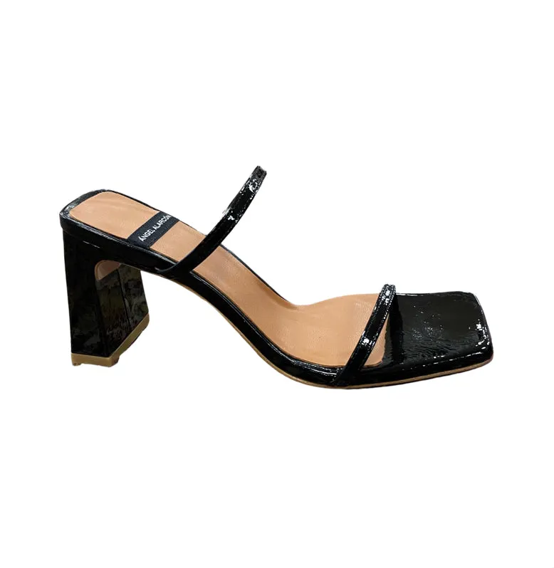 21093 Block Heel Sandal Blck