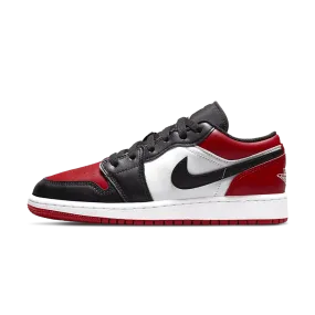 Air Jordan 1 Low GS 'Bred Toe'