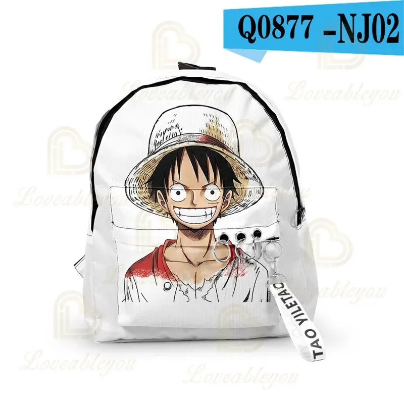 Anime One Piece Oxford Bag School Backpack Boy Children Girl Backpack Fashion Primary School Shoulder Bag Unisex 3d Print