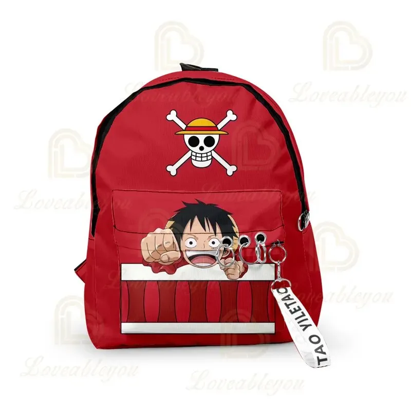 Anime One Piece Oxford Bag School Backpack Boy Children Girl Backpack Fashion Primary School Shoulder Bag Unisex 3d Print