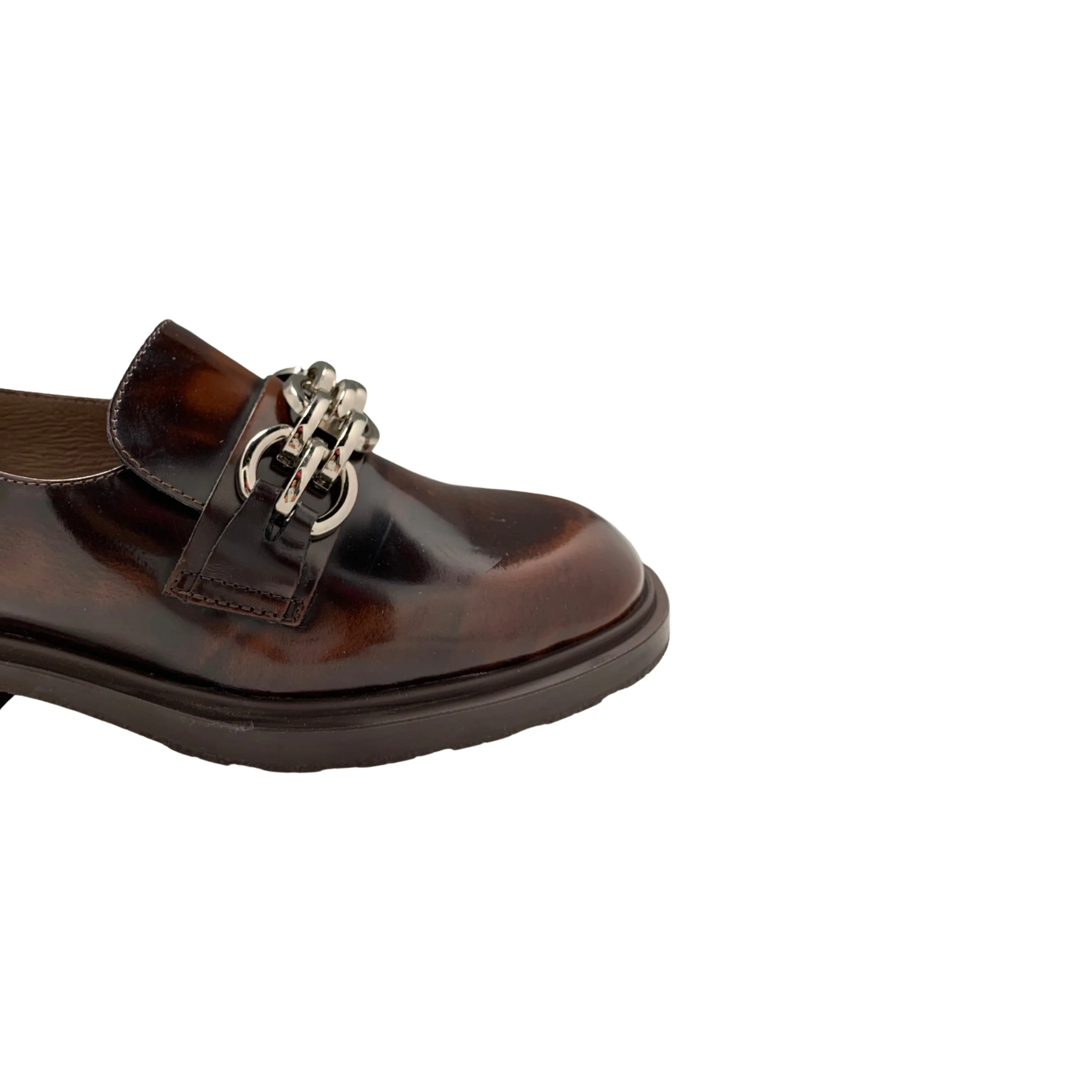 B9103 Brown Flat Moccasin