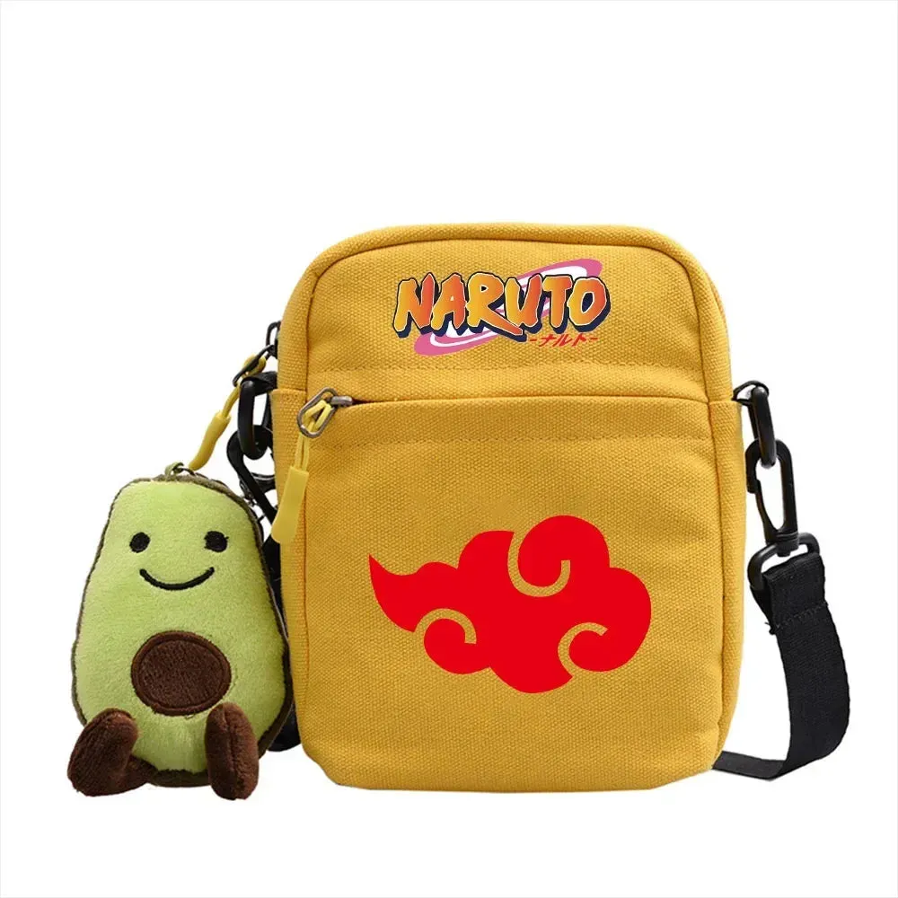 Bandai Anime Naruto Single Diagonal Cross Shoulder Canvas Backpack