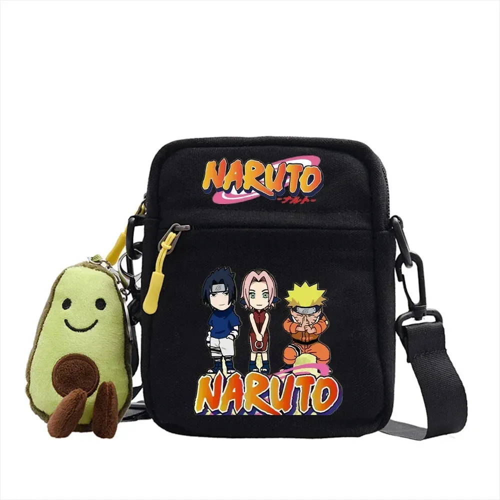 Bandai Anime Naruto Single Diagonal Cross Shoulder Canvas Backpack