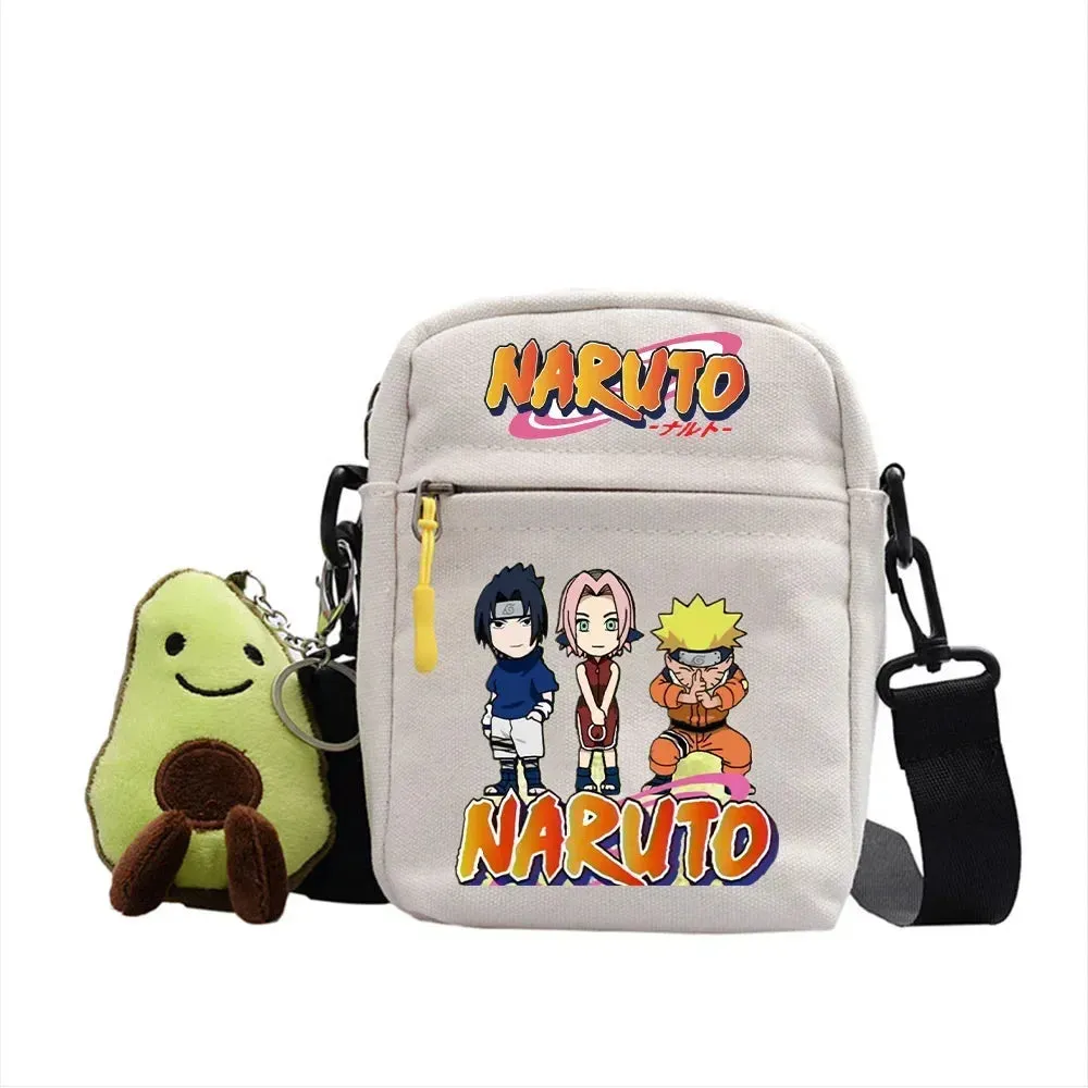 Bandai Anime Naruto Single Diagonal Cross Shoulder Canvas Backpack