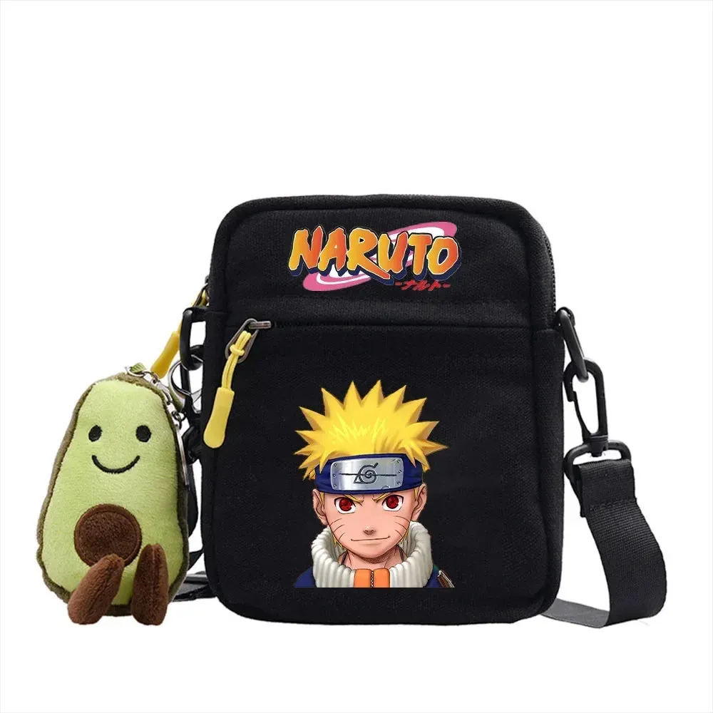 Bandai Anime Naruto Single Diagonal Cross Shoulder Canvas Backpack