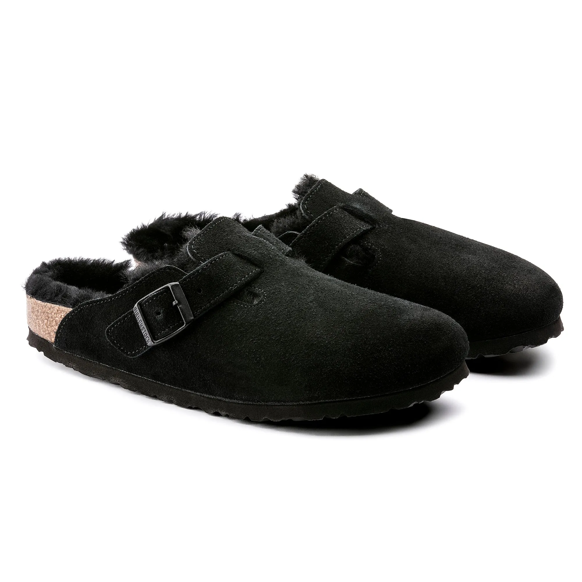 Birkenstock - Boston Shearling Black N 259883