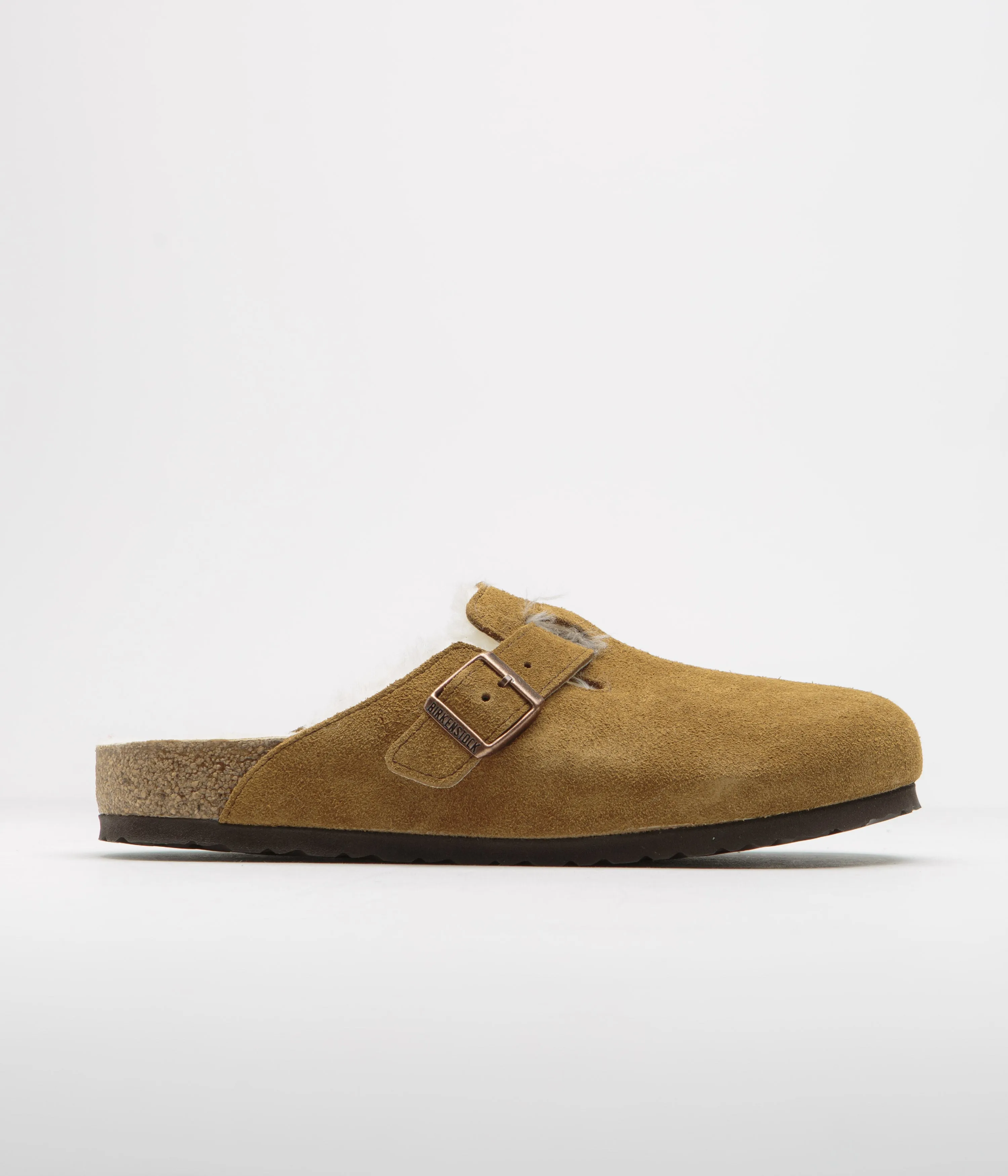 Birkenstock Boston Shearling Sandals - Mink