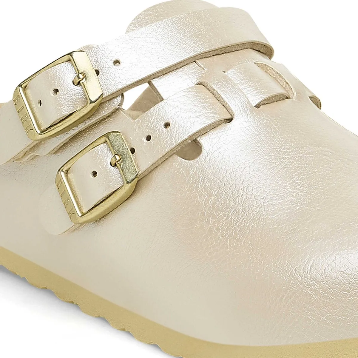 Birkenstock Girl's Kay Pearl White (Sizes 30-34)