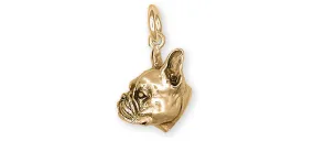 Boston Terrier Jewelry 14k Yellow Gold Handmade Boston Terrier Charm  BT152X-CG