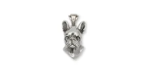 Boston Terrier Pendant Jewelry Sterling Silver Handmade Dog Pendant BT5-P