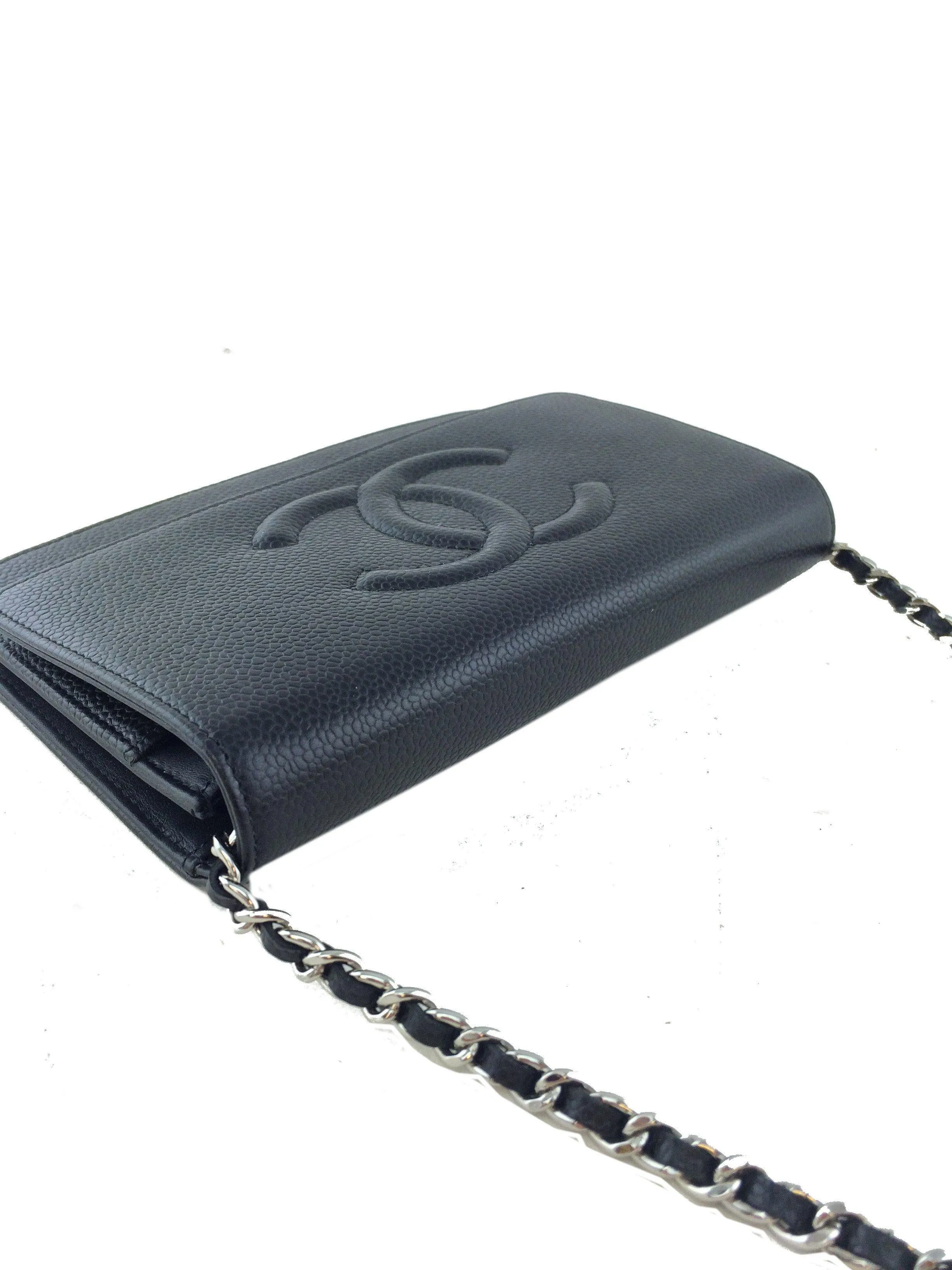 Chanel Caviar Wallet on Chain WOC Timeless Crossbody Bag