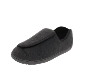 Doctor 2 Black Wool Slipper