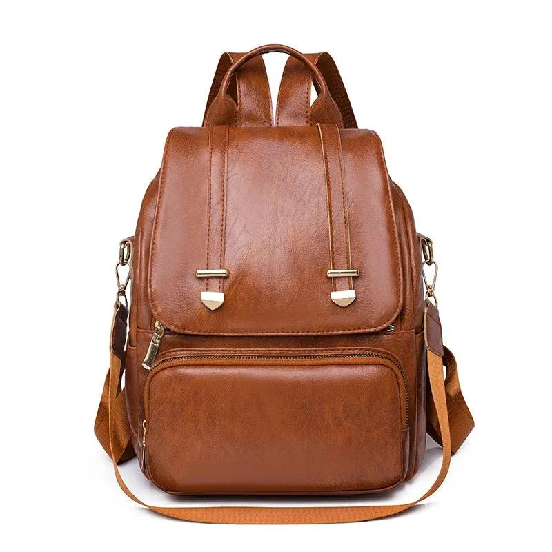 Durable and Stylish Vintage Leather Cool Backpack FN331