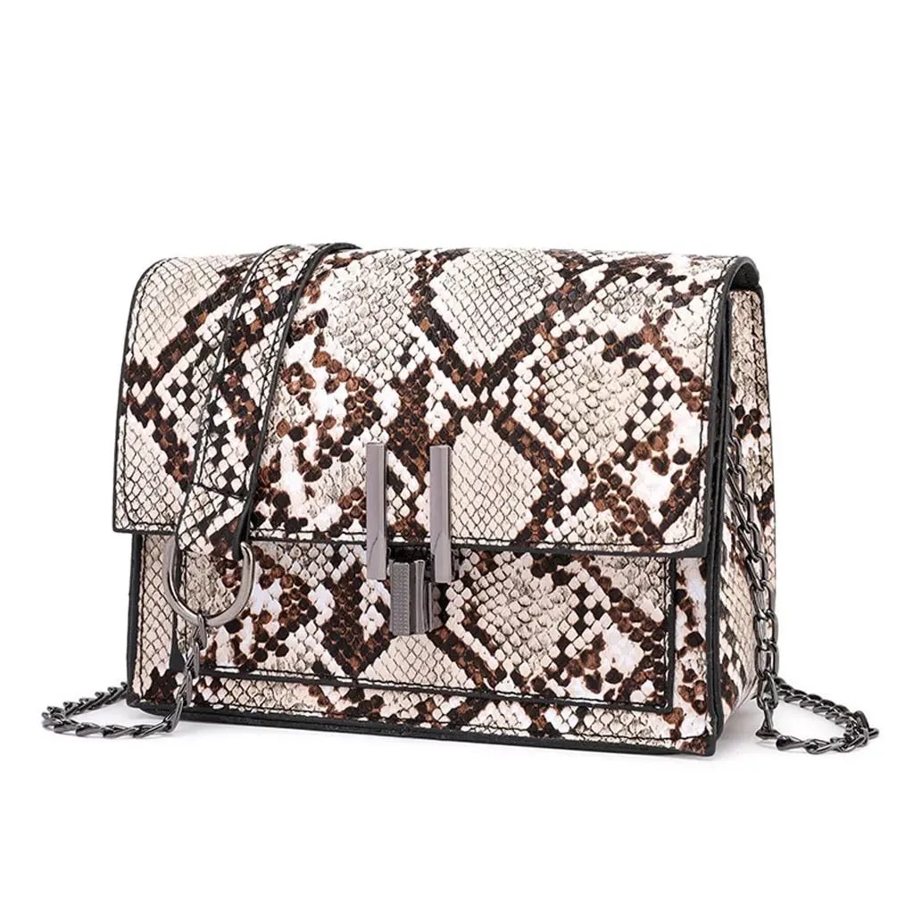 Evie Snakeskin Bag