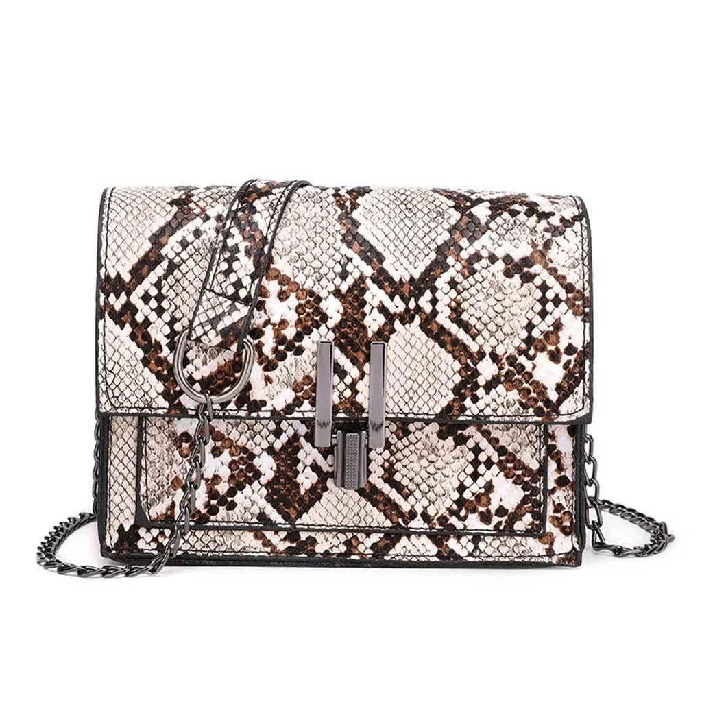 Evie Snakeskin Bag