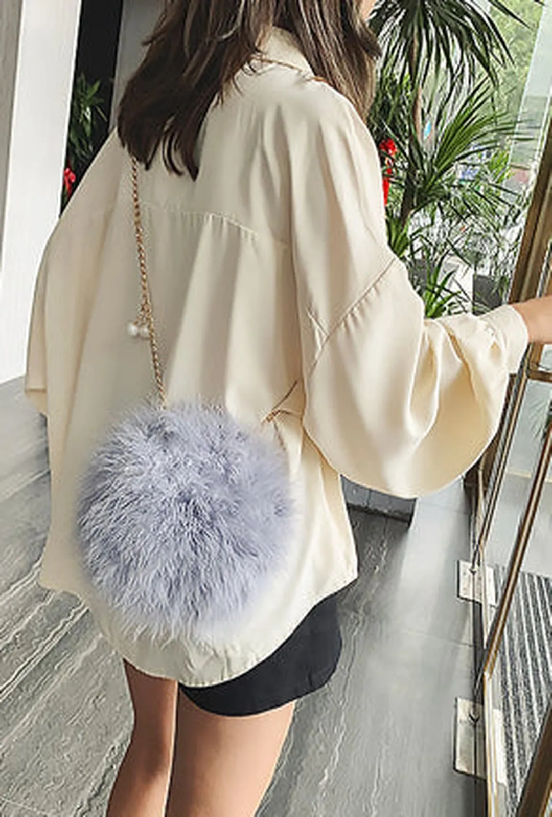 FIA - FUR CLUTCH BAG