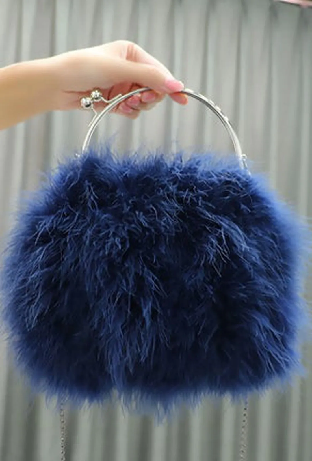 FIA - FUR CLUTCH BAG