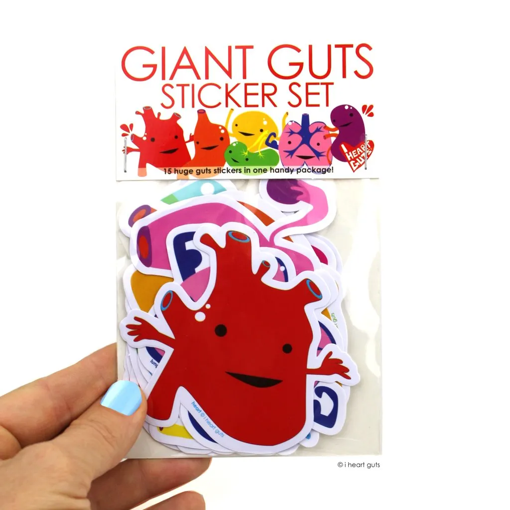 Giant Guts Sticker Set - 15