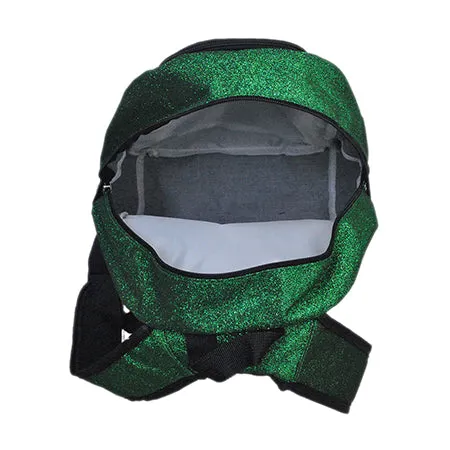 Green Glitter Medium Size NGIL Backpacks For Dance and Cheer Competition