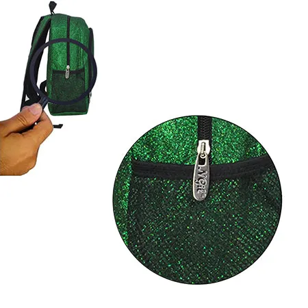 Green Glitter Medium Size NGIL Backpacks For Dance and Cheer Competition