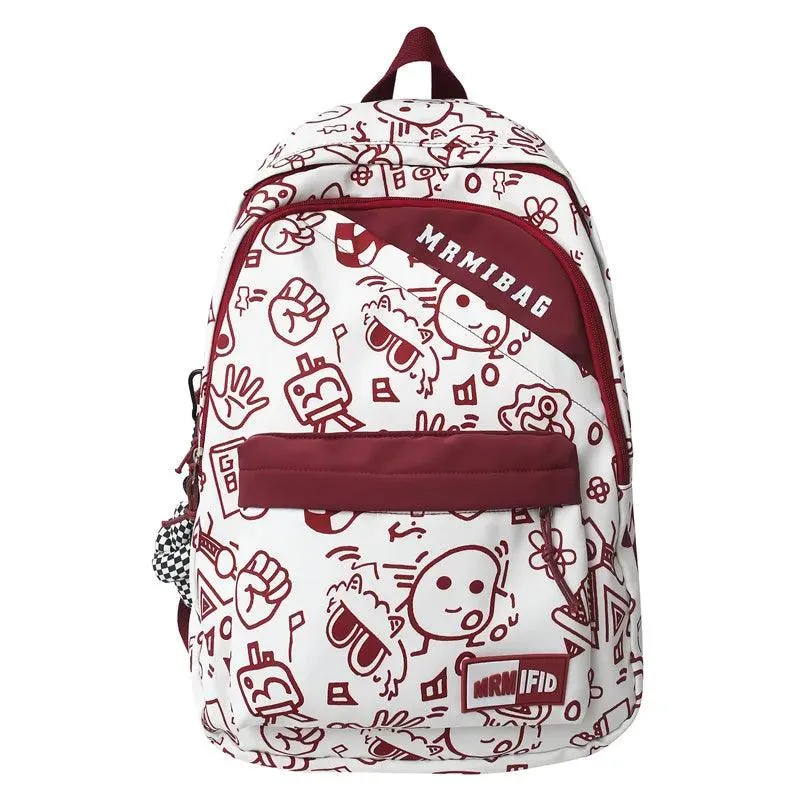 HBCB951 Cool Backpack - Graffiti Design Bookbag for Teens