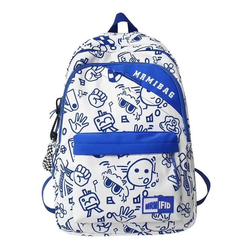 HBCB951 Cool Backpack - Graffiti Design Bookbag for Teens