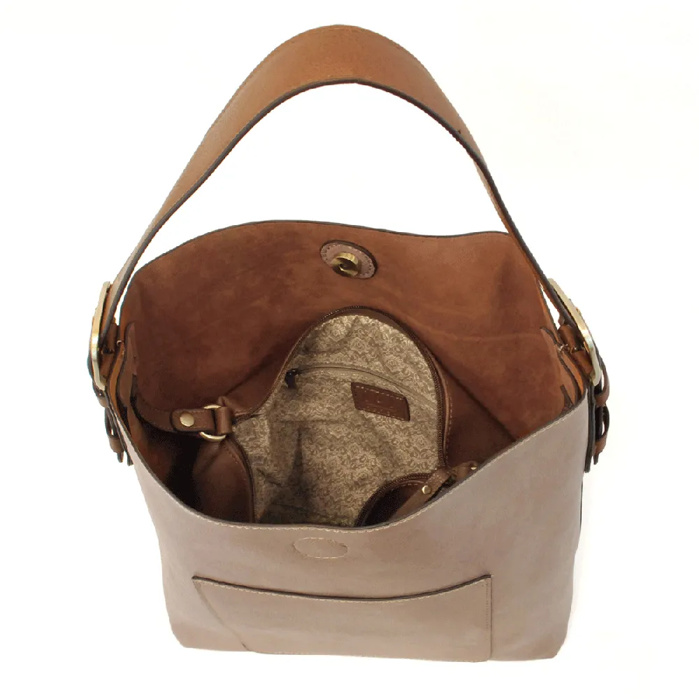 Joy Susan Classic Hobo Taupe