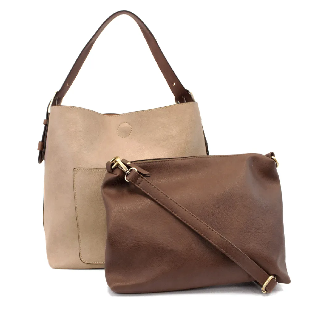 Joy Susan Classic Hobo Taupe