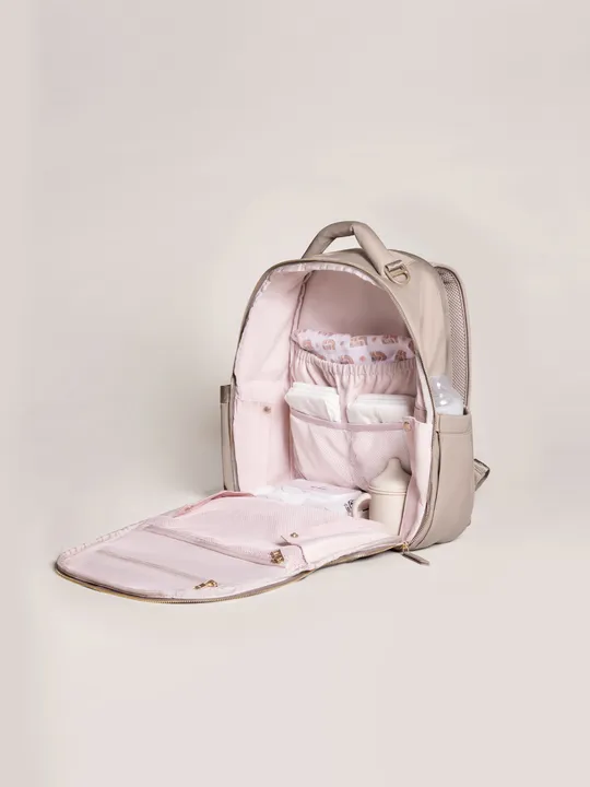 JuJuBe Classic Backpack Diaper Bag - Taupe