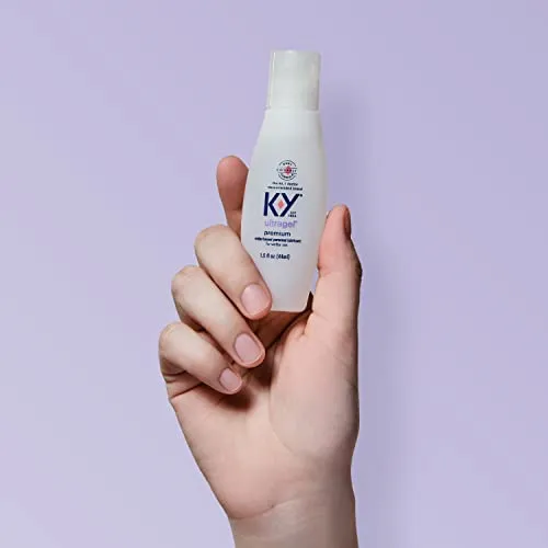 K-Y Ultragel Lube, Personal Lubricant, NEW Water-Based Formula, Safe for Anal Sex, Safe to Use with Latex Condoms, For Men, Women and Couples, Body Friendly 1.5 FL OZ