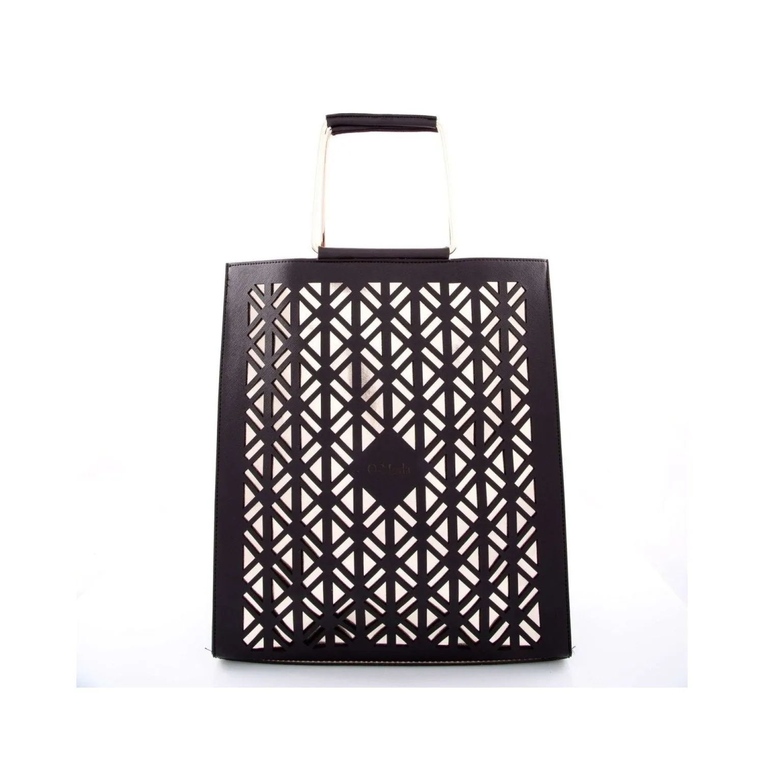 Large Lasercut Design PU Handbag