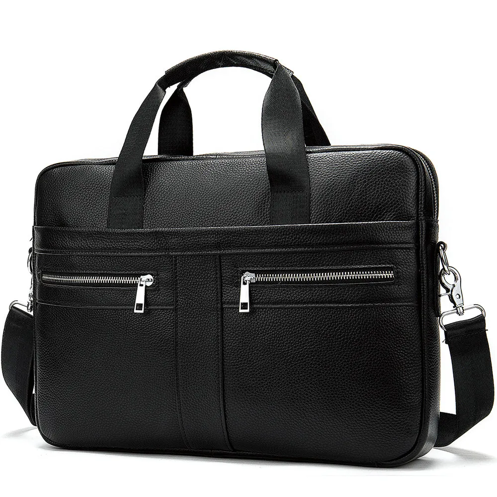 Men's Genuine Leather Briefcase,  Laptop, Messenger Bag