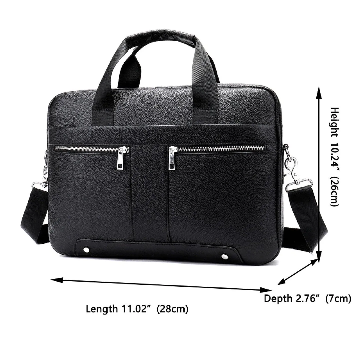 Men's Genuine Leather Briefcase,  Laptop, Messenger Bag