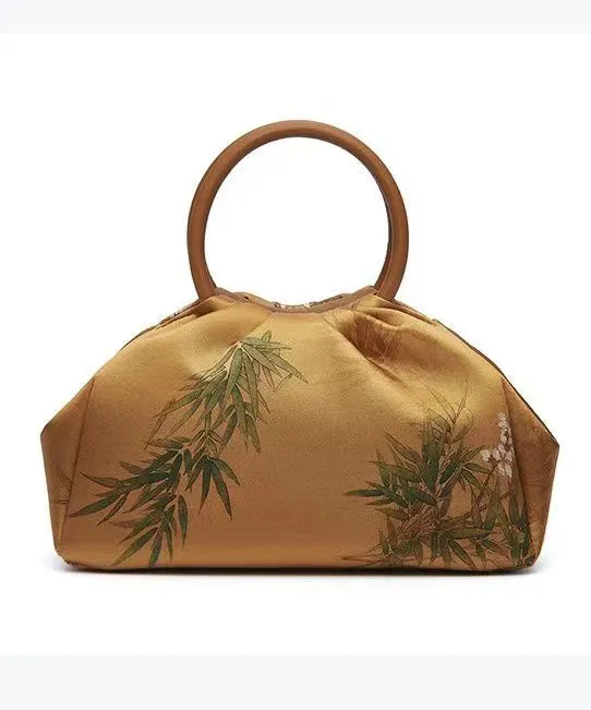 New Chinese Style Jade And Bamboo Design Women Handbag ZX1024