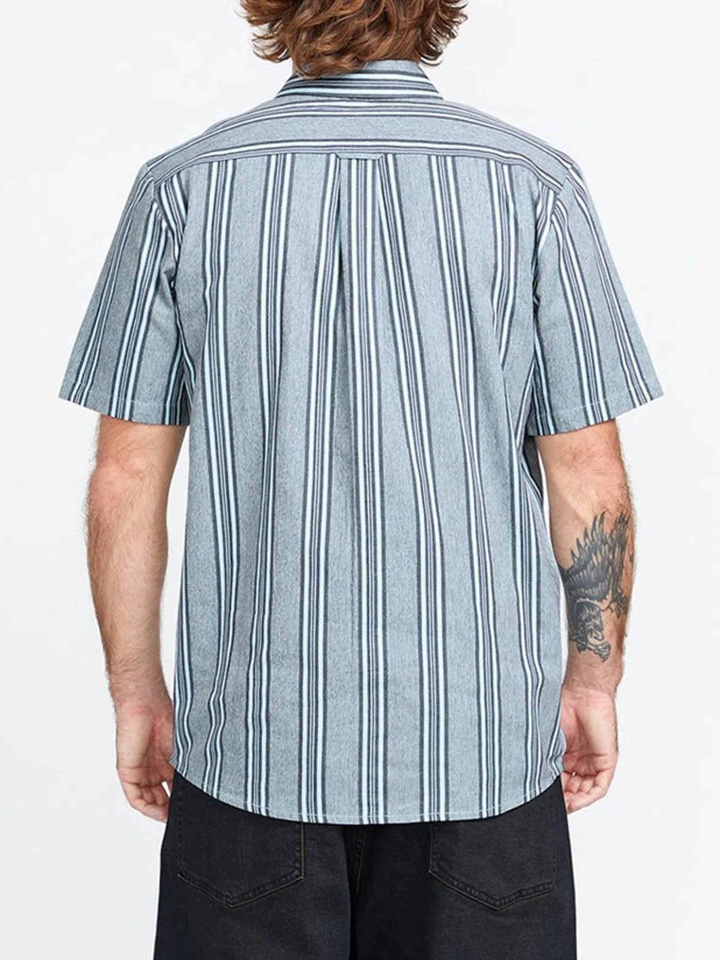 Newbar Stripe Short Sleeve Buttondown Shirt