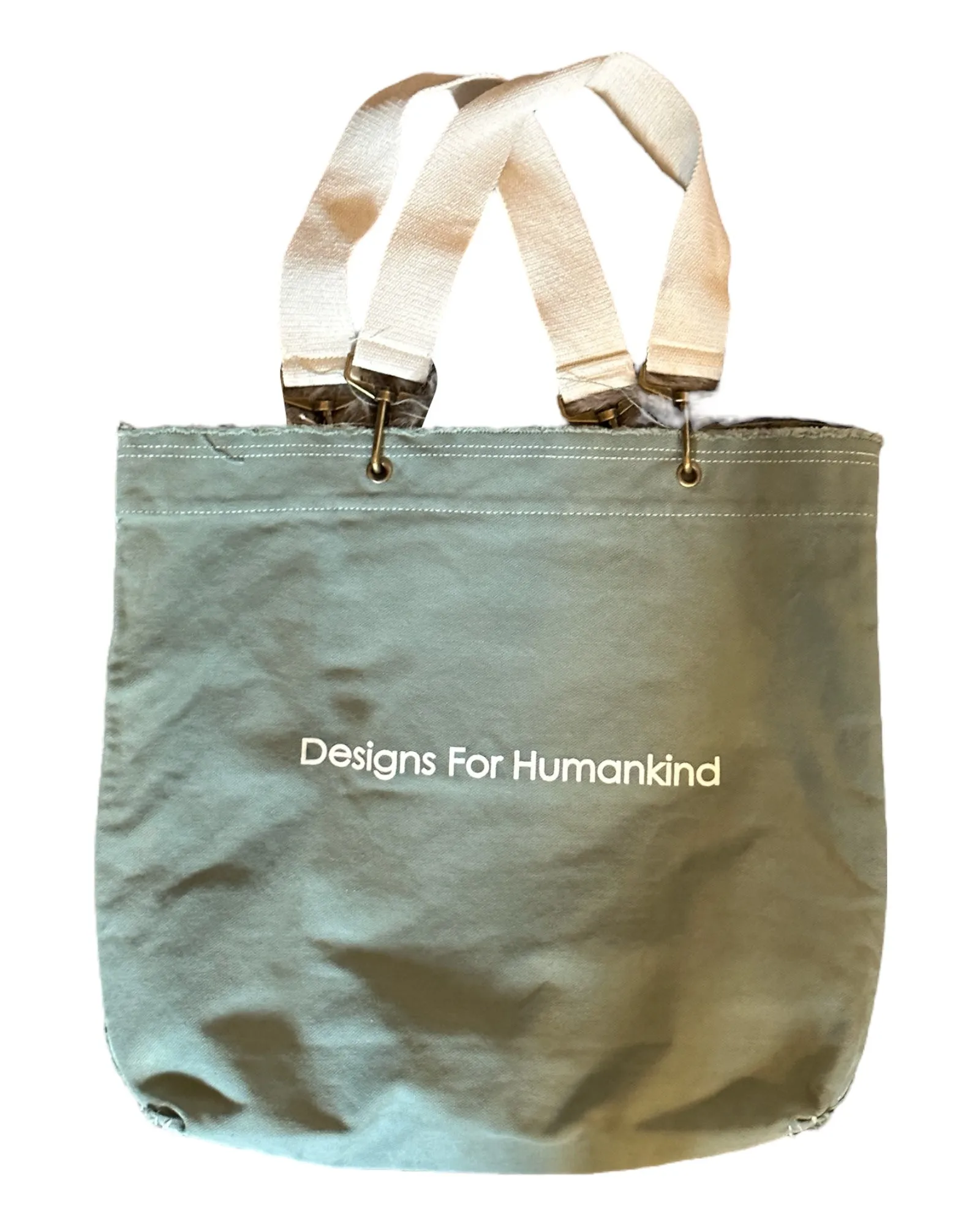 Raw Edge Canvas Tote