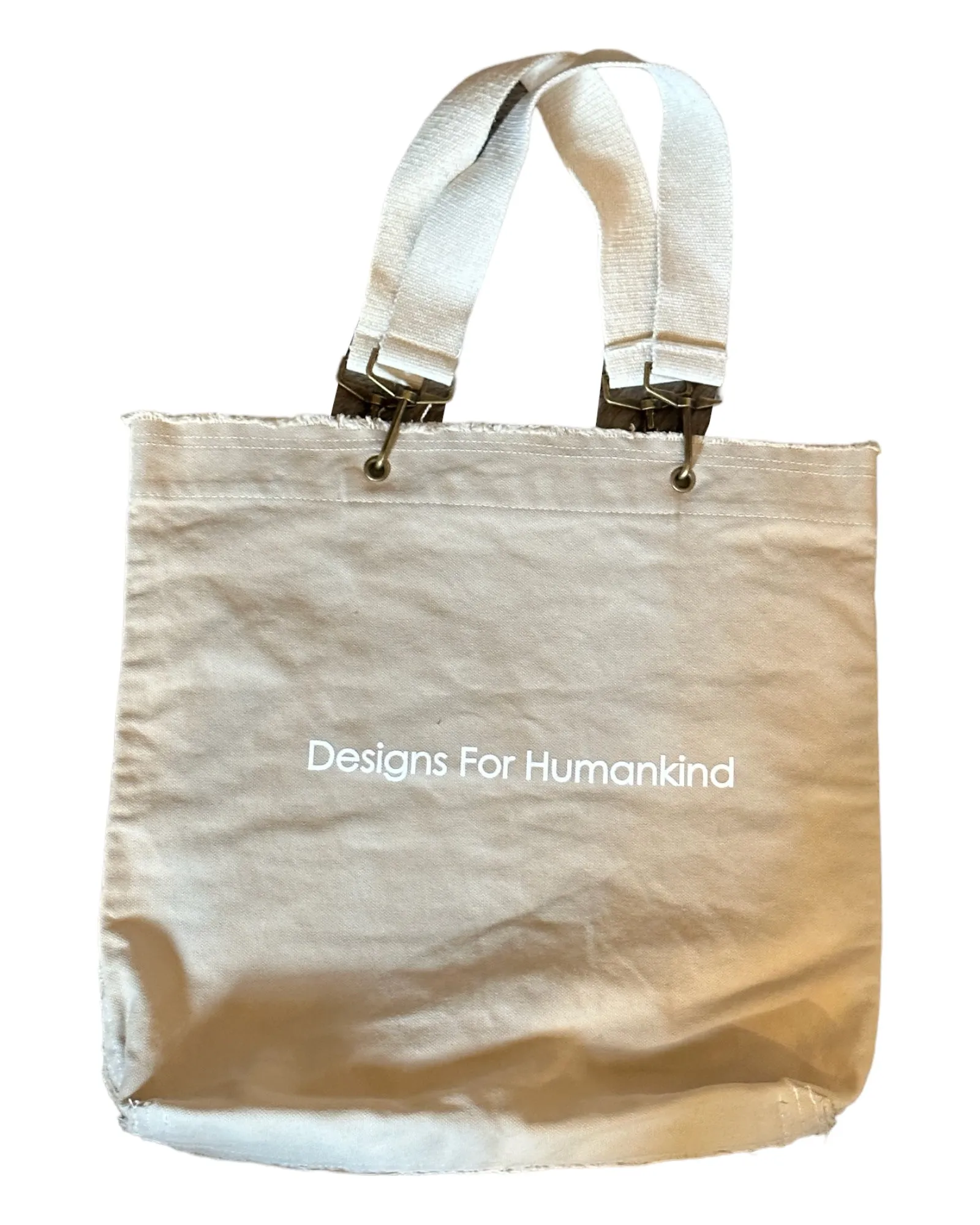 Raw Edge Canvas Tote