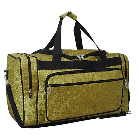 SALE! Gold Glitter NGIL Canvas 23 Duffle Bag