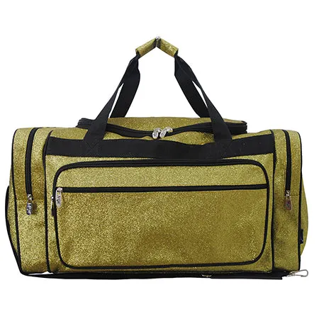 SALE! Gold Glitter NGIL Canvas 23 Duffle Bag