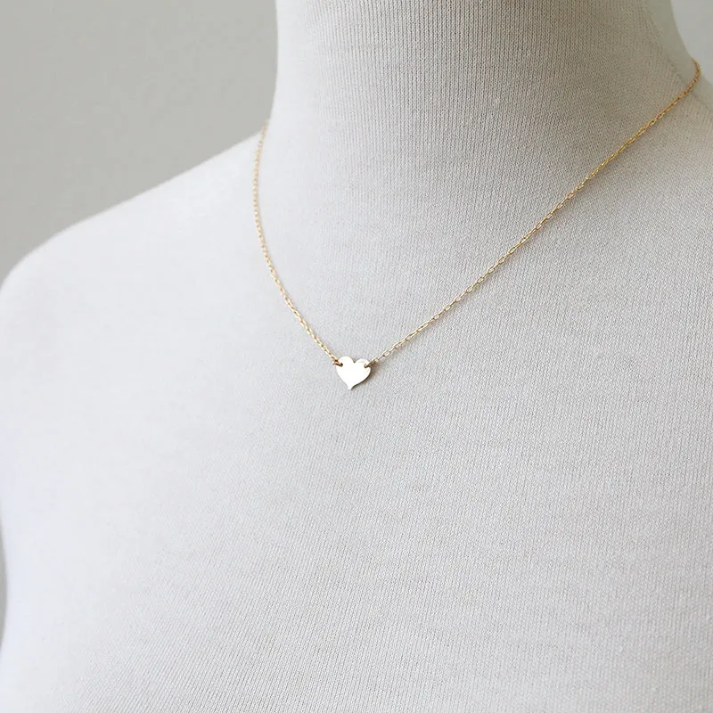 Solid Heart Necklace