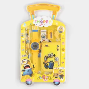 Stationery Set With Wristwatch For Kids