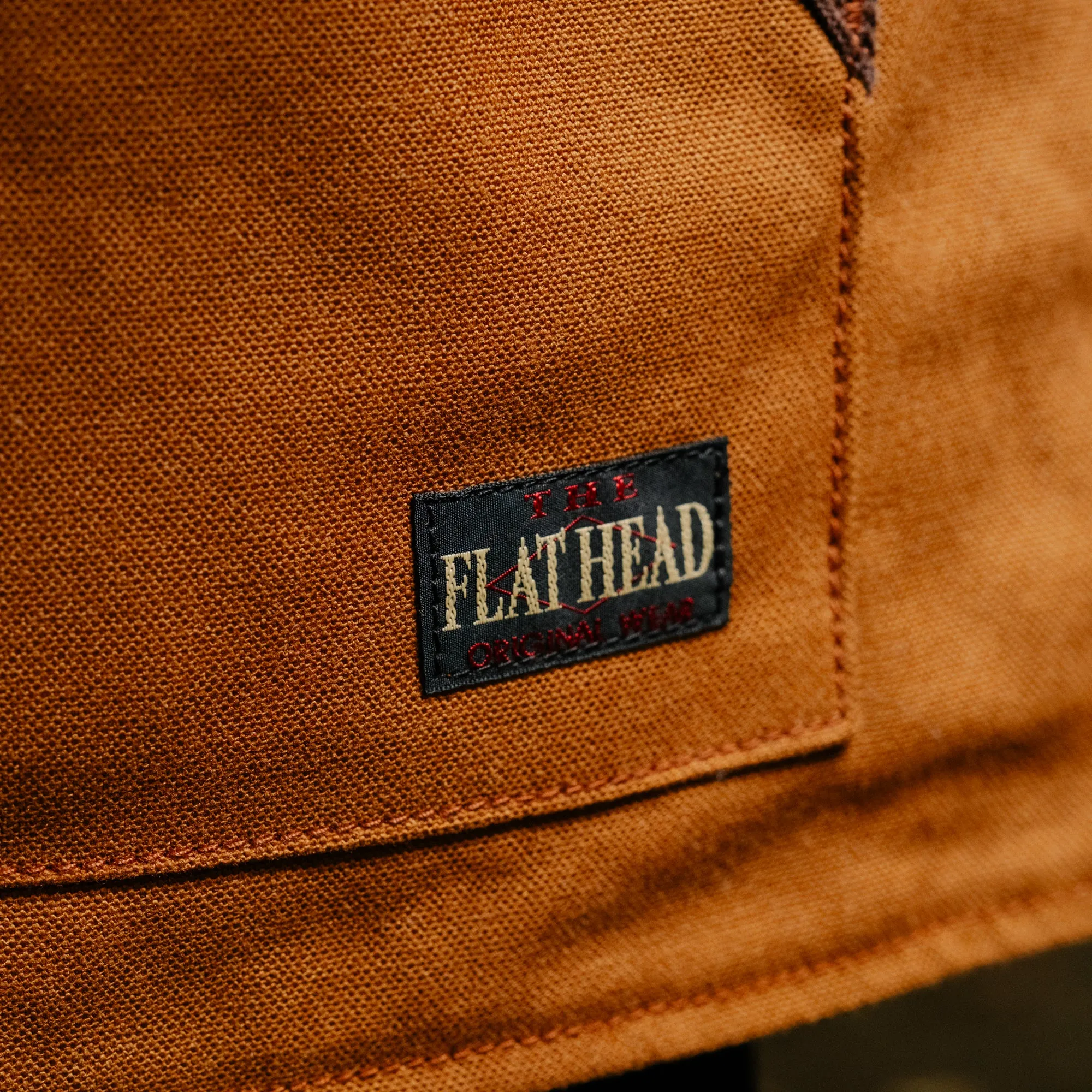 The Flat Head FN-OJ-CV003 Duck Vest Brown