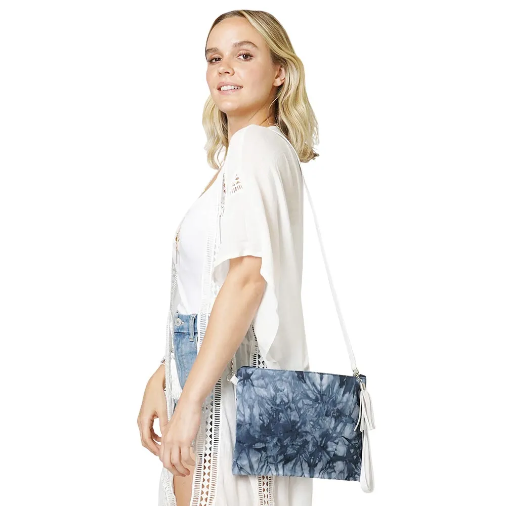 Tie Dye Wristlet Clutch Crossbody Bag