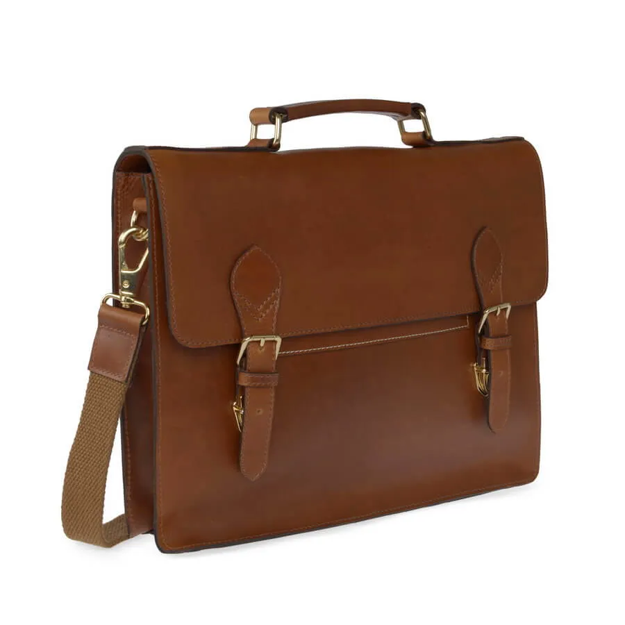 Vida Luxe Leather Briefcase Bag