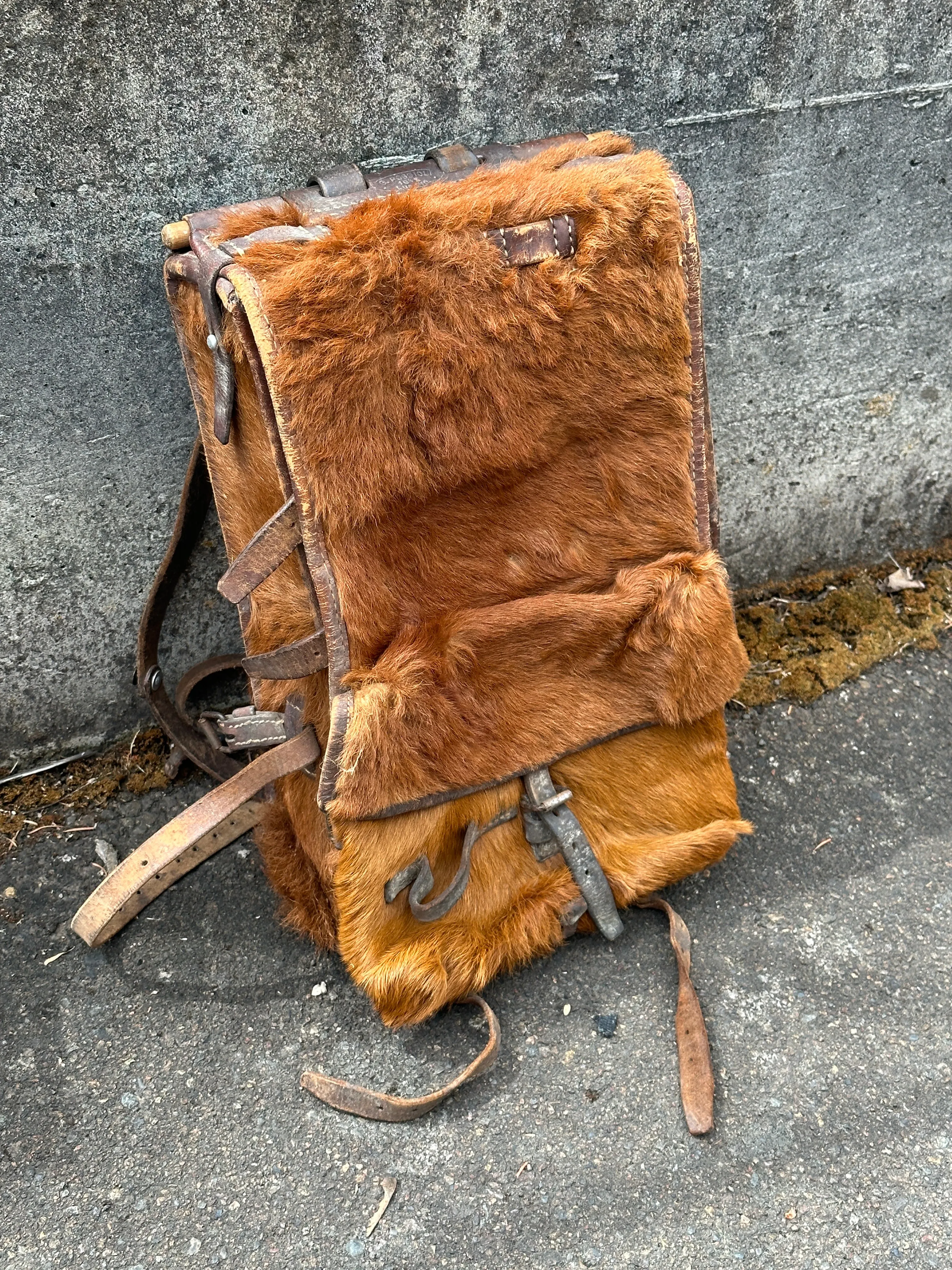 Vintage Swiss Military Rucksack