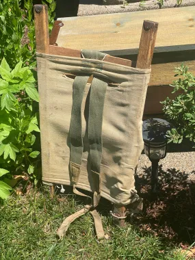 Vintage Wooden Frame Backpack - Trapper Nelson