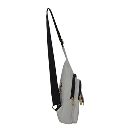 White NGIL Faux Leather Sling Shoulder Bag