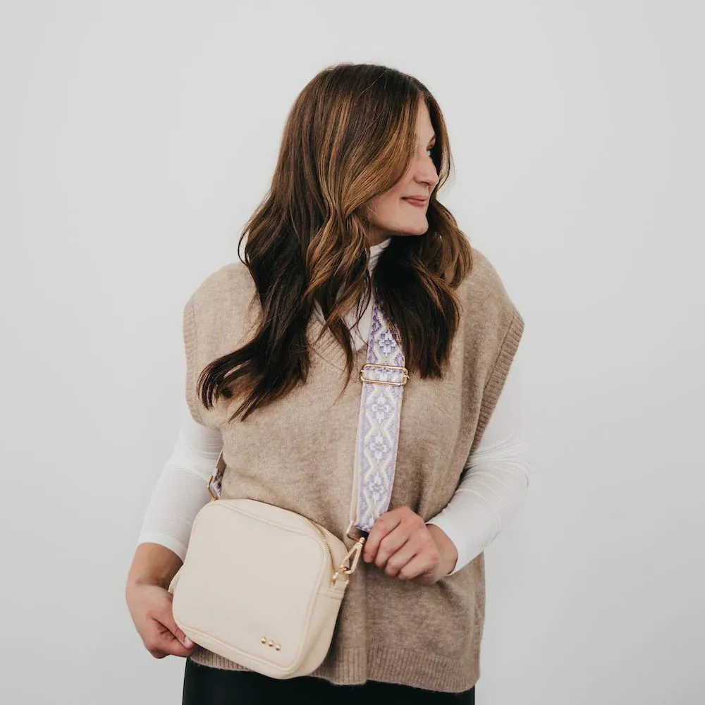 Willow Cross Body Camera Bag - Cream